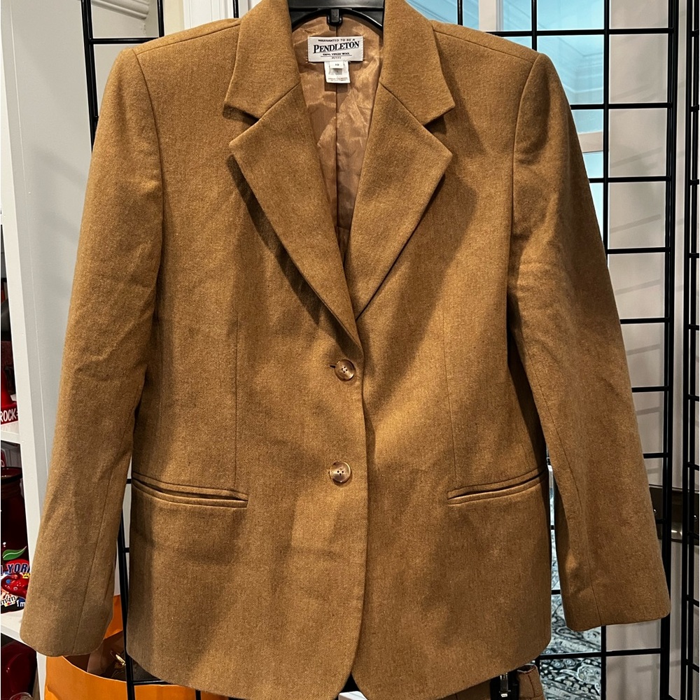 Vintage Pendleton Wool Blazer Women size 10